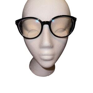 Round Eyeglasses SIGVAN +3.00‎ Black Frame Reading Glasses Women's Fashion